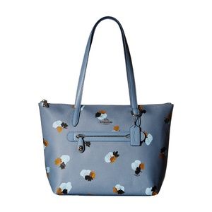 OBO Coach blue floral-print Taylor Tote